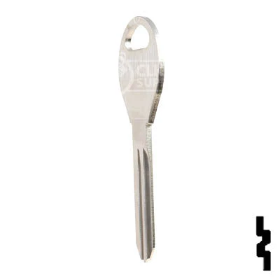 Uncut Key Blank | Nissan | X237, DA34 - Image 9