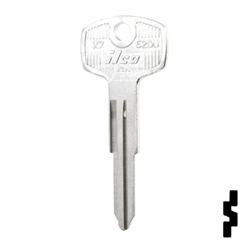 Uncut Key Blank | Nissan, Datsun | X7, 62DU - Image 24