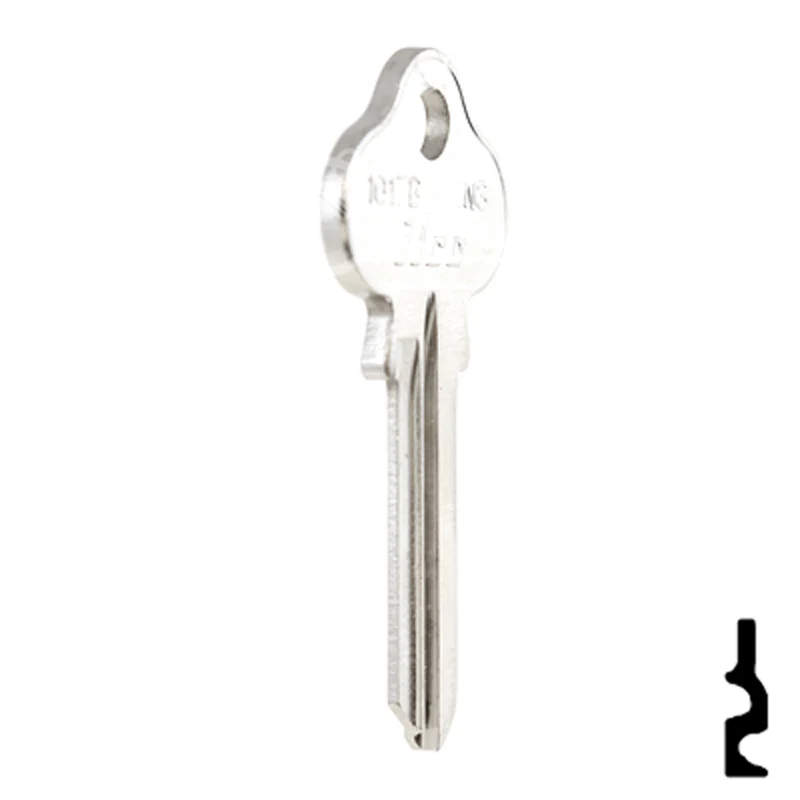 Uncut Key Blank | Norwalk | 1017B, N3 - Image 6