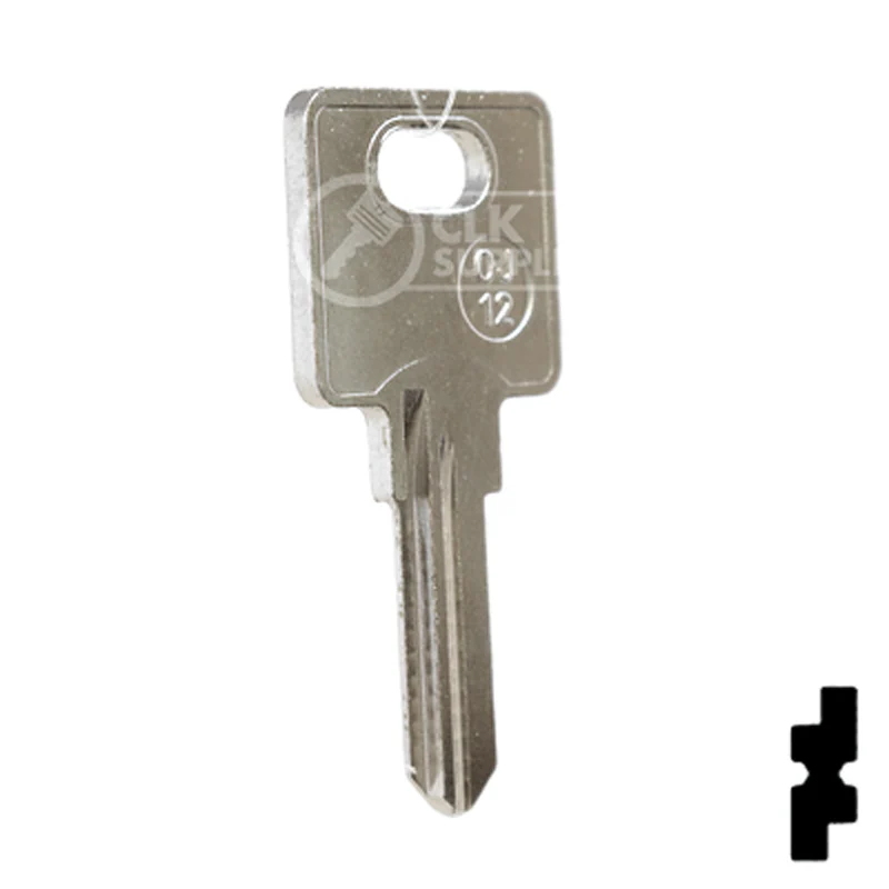 Uncut Key Blank | Ojmar | OJ-12 - Image 16