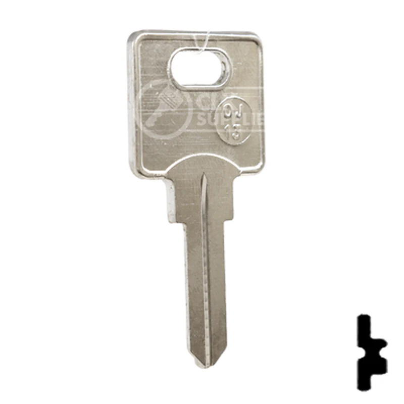 Uncut Key Blank | Ojmar | OJ-13 - Image 16