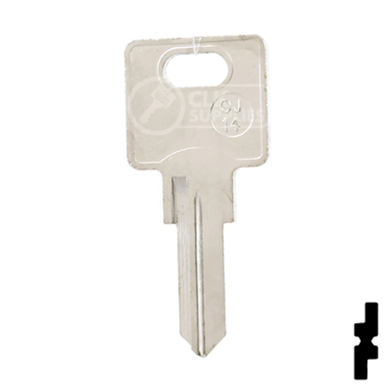 Uncut Key Blank | Ojmar | OJ-14 - Image 13