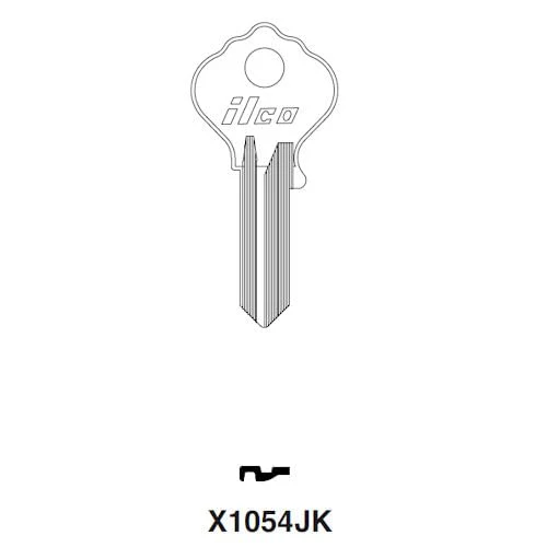 Uncut Key Blank | Padlock Key | BDX1054JK