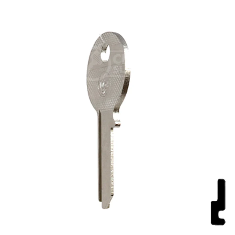 Uncut Key Blank | Padlock Key | X1054SC - Image 10