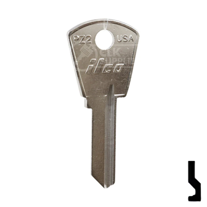 Uncut Key Blank | Papaiz | PZ2 - Image 2