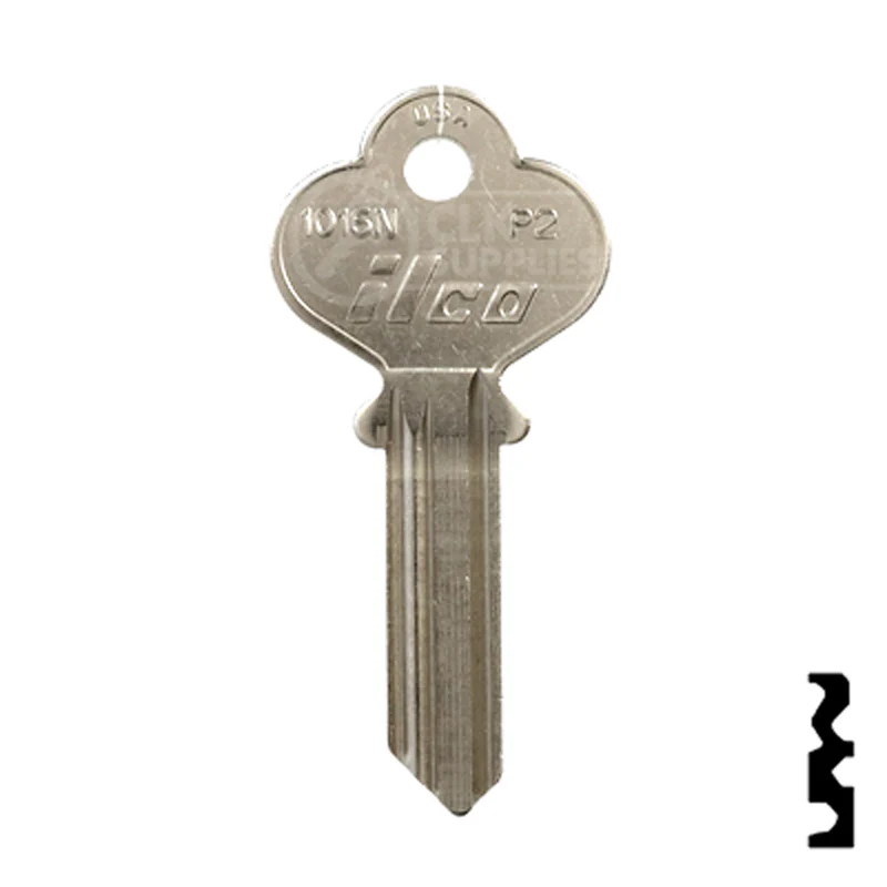 Uncut Key Blank | Penn | 1016N