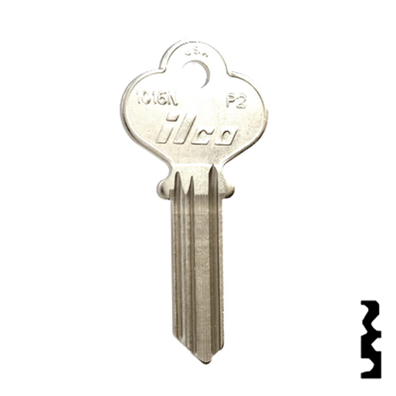 Uncut Key Blank | Penn | 1016N - Image 2