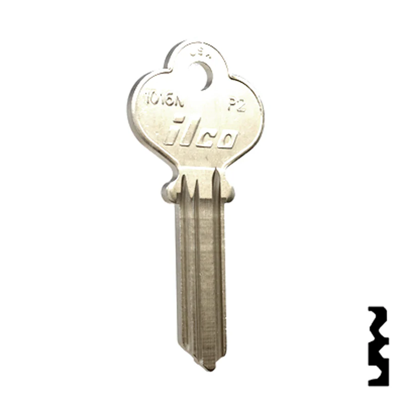 Uncut Key Blank | Penn | 1016N - Image 3