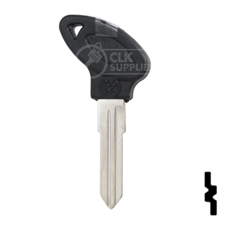 Uncut Key Blank | Piaggio Scooter | PGO-2.P - Image 12