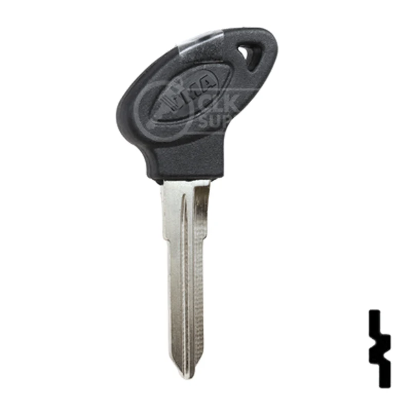 Uncut Key Blank | Piaggio Scooter | PGO-2.P - Image 3