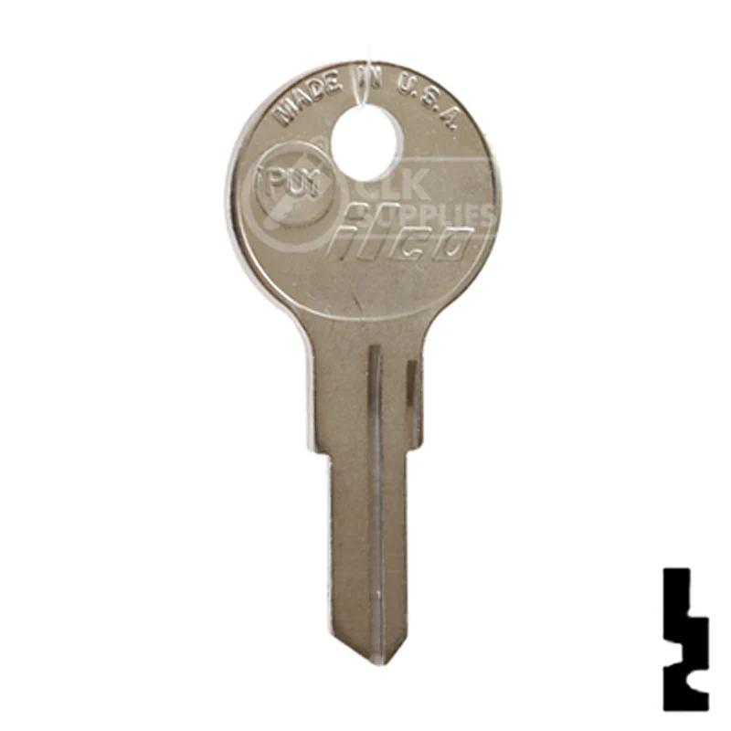 Uncut Key Blank | Pundra | PU1 - Image 2