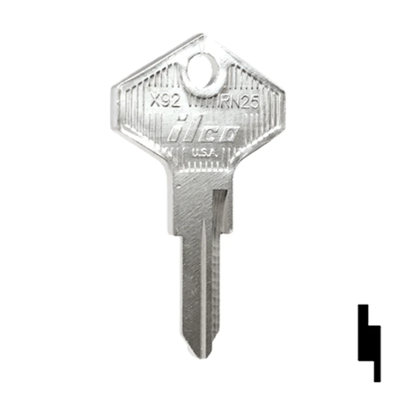 Uncut Key Blank | Renault, Alfa Romeo | RN25, X92 - Image 3