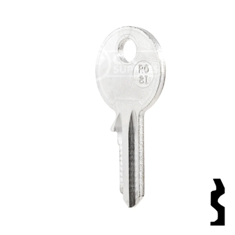 Uncut Key Blank | Ronis | RO-8I, R7DC - Image 10
