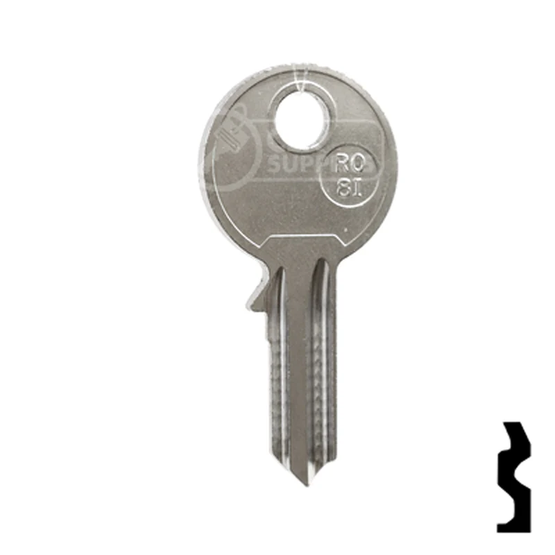 Uncut Key Blank | Ronis | RO-8I, R7DC - Image 14