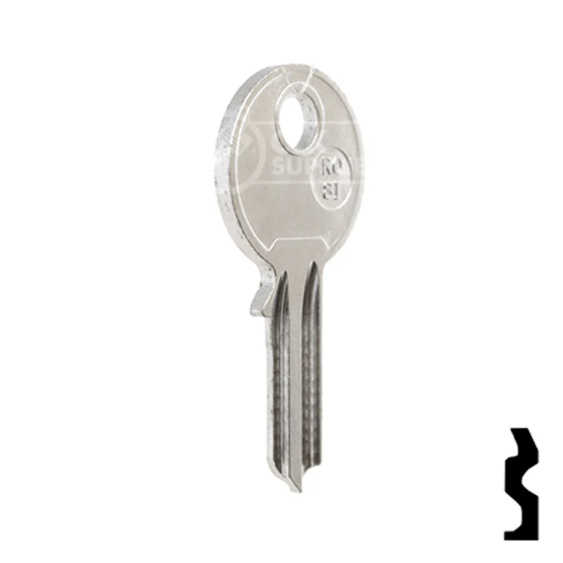 Uncut Key Blank | Ronis | RO-8I, R7DC - Image 16