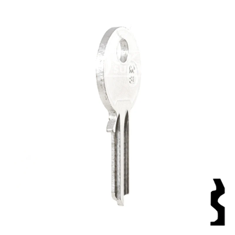 Uncut Key Blank | Ronis | RO-8I, R7DC - Image 17