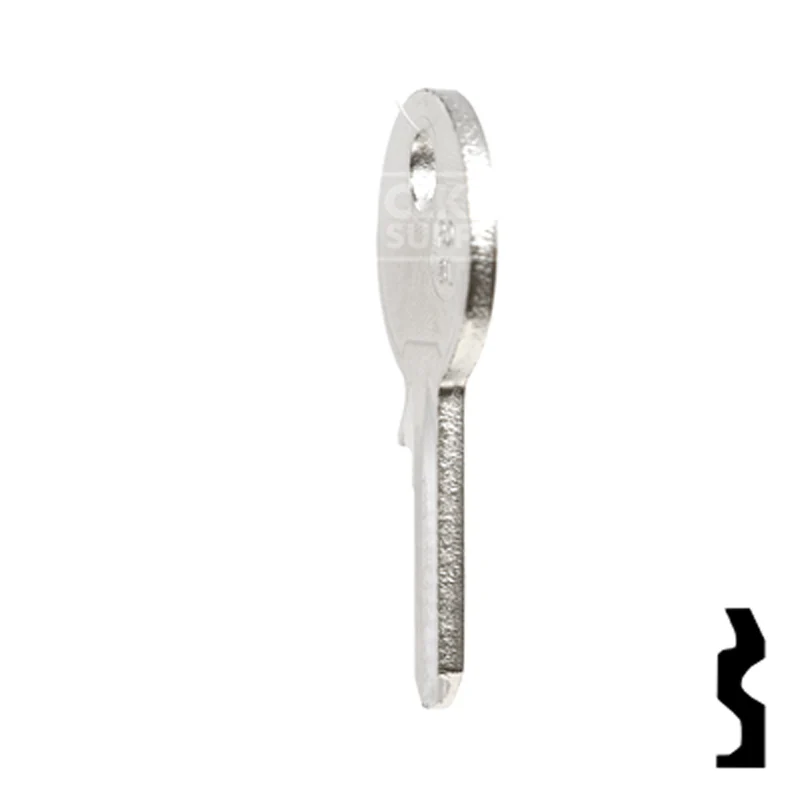 Uncut Key Blank | Ronis | RO-8I, R7DC - Image 8