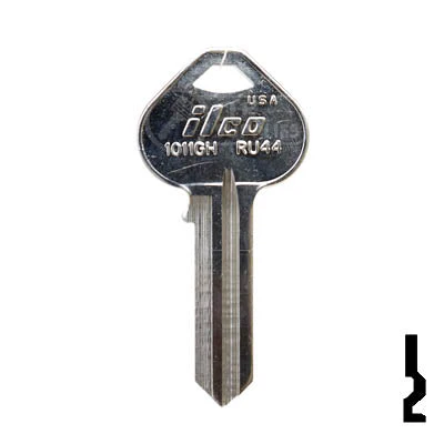 Uncut Key Blank | Corbin Russwin | 1011GH, RU44 - Image 2