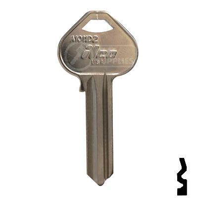 Uncut Key Blank | Corbin Russwin | A1011D2