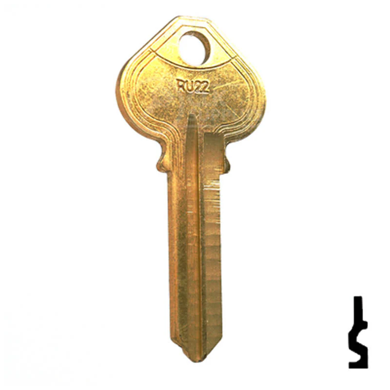 Uncut Key Blank | Corbin Russwin | RU22, A1011M - Image 3