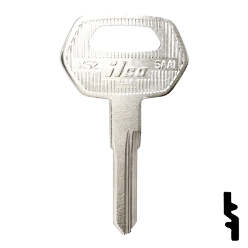 Uncut Key Blank | Saab | SAA1, X52 - Image 2