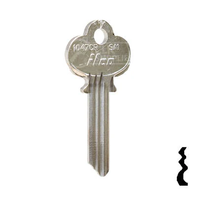 Uncut Key Blank | Sager | 1047CR, SA1 - Image 3