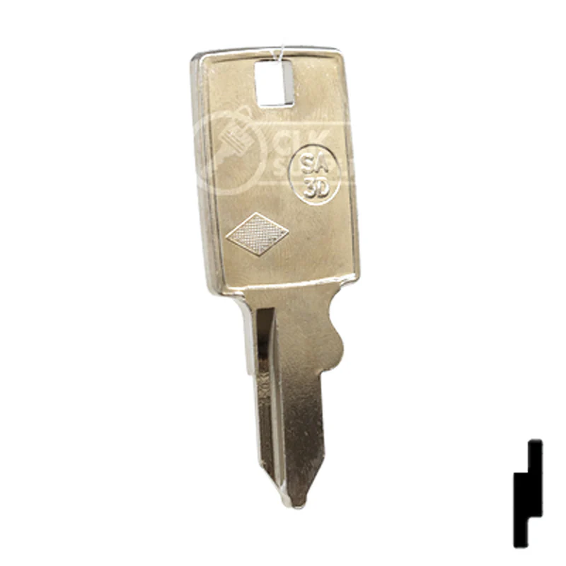 Uncut Key Blank | Samsonite | SA-3D - Image 16