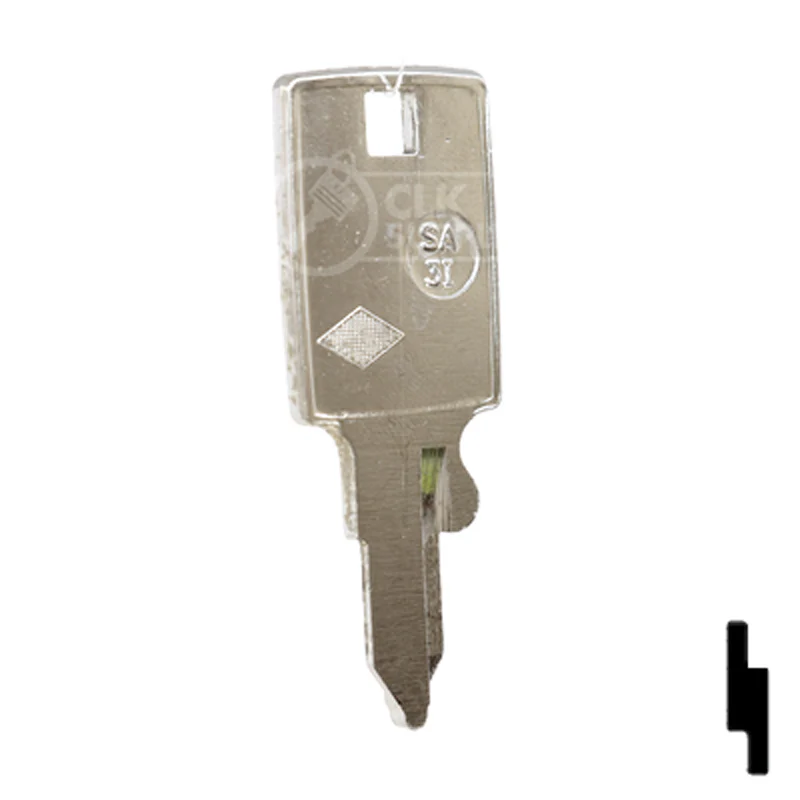 Uncut Key Blank | Samsonite | SA-3I - Image 16