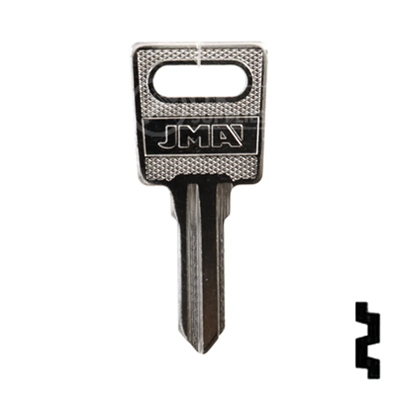 Uncut Key Blank | Sandusky, Hafele | LS6, LAS-FH - Image 2