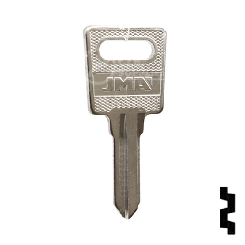 Uncut Key Blank | Sandusky, Hafele | LS6, LAS-FH - Image 3