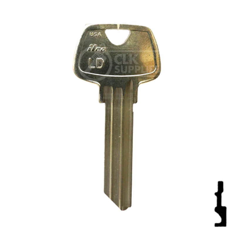 Uncut Key Blank | Sargent | 01007LD - Image 2