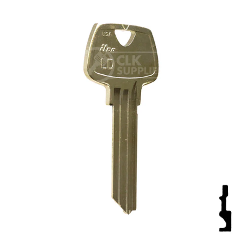 Uncut Key Blank | Sargent | 01007LD - Image 4
