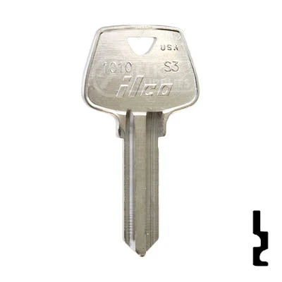 Uncut  Key Blank | Sargent | 1010, S3 - Image 2