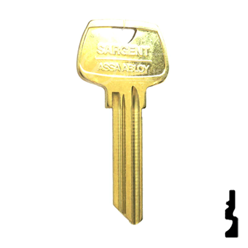 Uncut Key Blank | Sargent | 01007LE - Image 2