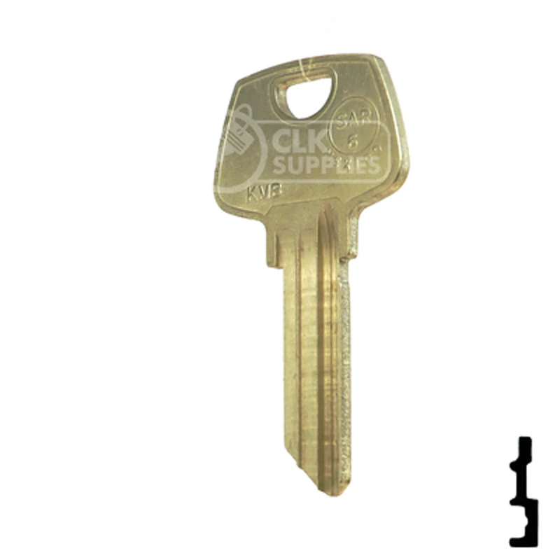 Uncut Key Blank | Sargent | N1007KMB - Image 11