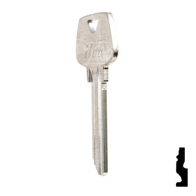 Uncut  Key Blank | Sargent | S22 - Image 21