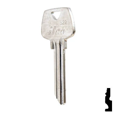 Uncut  Key Blank | Sargent | S22 - Image 22