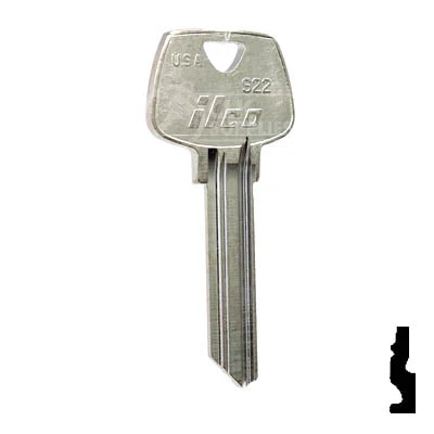 Uncut  Key Blank | Sargent | S22 - Image 3