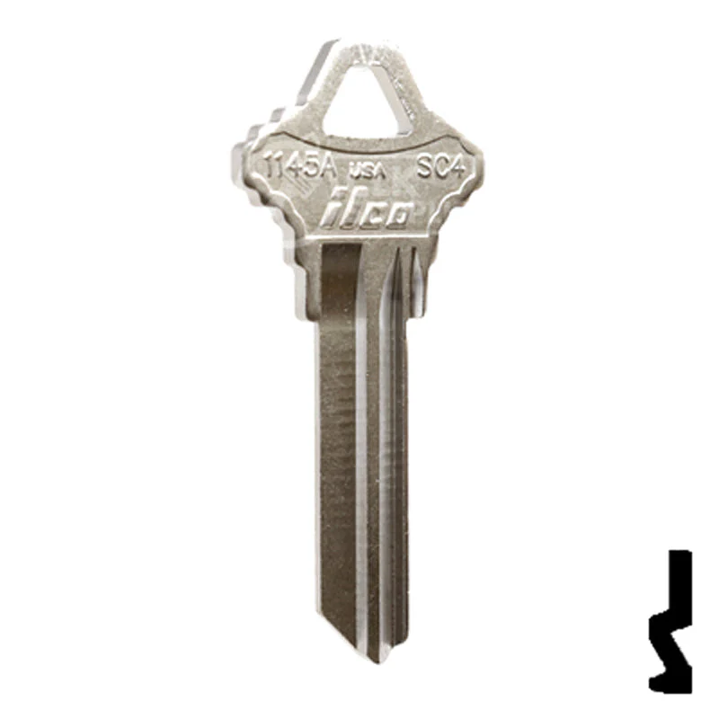 Uncut Key Blank | Schlage | 1145A, SC4 - Image 3