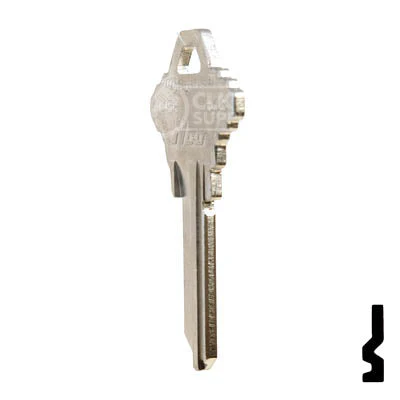 Uncut Key Blank | Schlage | 1145E, SC8 - Image 21