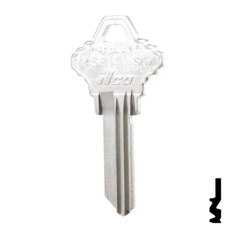 Uncut Key Blank | Schlage | 1145F, SC7 - Image 24