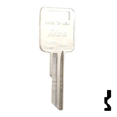 Uncut  Key Blank | American Motors, Freightliner | 1970AM, RA4 - Image 3