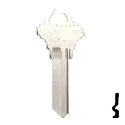 Uncut  Key Blank | Schlage | A1145E, SC9 - Image 2