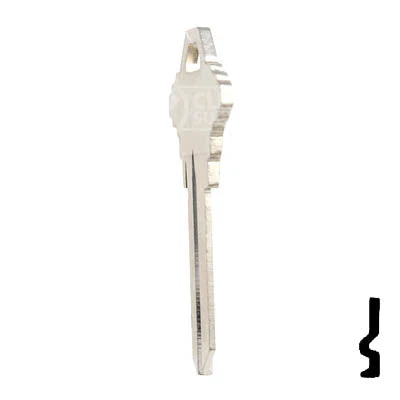 Uncut  Key Blank | Schlage | A1145E, SC9 - Image 8