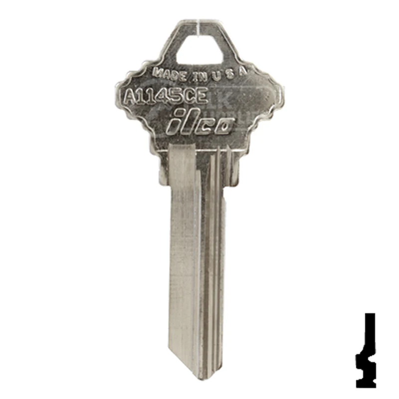 Uncut Key Blank | Schlage | A1145EF - Image 2
