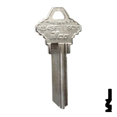 Uncut  Key Blank | Schlage | A1145F, SC10 - Image 2
