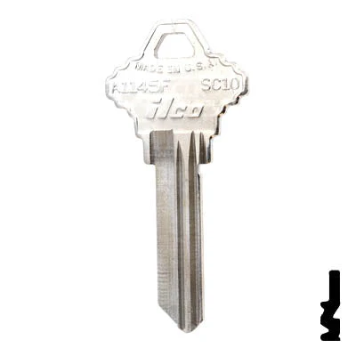 Uncut  Key Blank | Schlage | A1145F, SC10 - Image 24