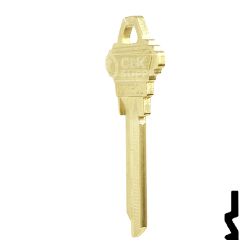 Uncut Key Blank | Schlage, Almet, Baldwin | BD249 - Image 9