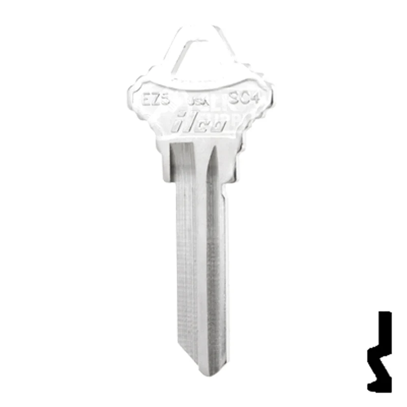 Uncut Key Blank | Imported Schlage, EZ-Set  | EZ5, SC4 - Image 24