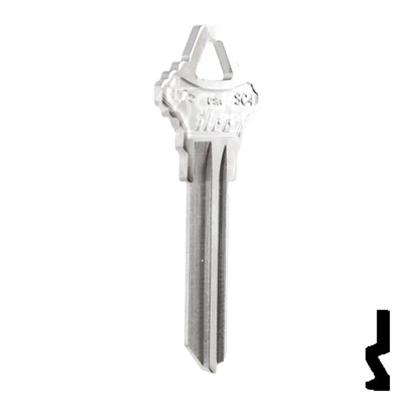 Uncut Key Blank | Imported Schlage, EZ-Set  | EZ5, SC4 - Image 5